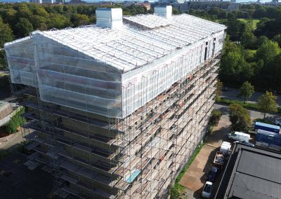 Tagarbejde ved Universitetsparken