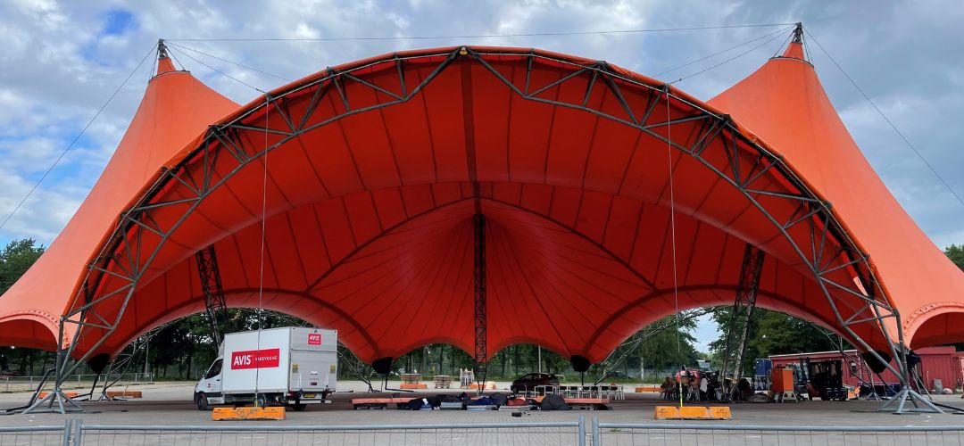 Stillads for Tuborg under Roskilde Festival