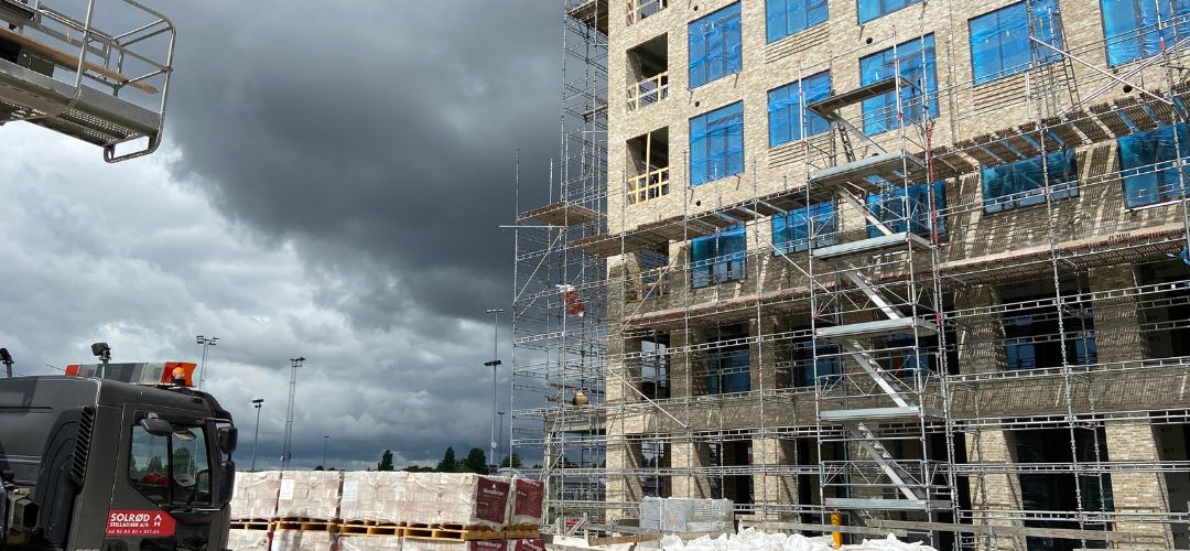 Udvendig opmuring på Frederiksberg